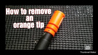 How to remove your orange tip off an Airsoft gun [upl. by Carroll]