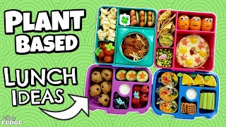 4 PlantBased Meals for Kids LUNCHBOXES  Bunches of Lunches [upl. by Enywad]