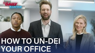 How to UnDEI Your Workplace An HR Training Video  The Daily Show [upl. by Vladimar]