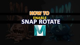 How to Snap Rotate in Autodesk Maya shorts [upl. by Dahsra831]