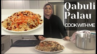 Cook with Me Qabuli Palau Afghan rice Step by Step EASY Recipe [upl. by Adnohsar]