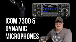 Icom 7300 Dynamic Microphones amp Preamps [upl. by Andrei]