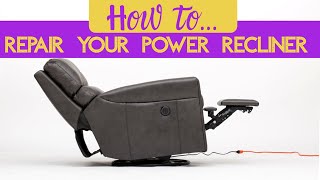 HowTo Power Recliner Repair [upl. by Cacilia]