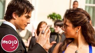 Top 10 Unforgettable Damon amp Elena Moments [upl. by Lamahj]