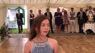 Priya Irish Dancing to Ed Sheerans Nancy Mulligan at my cousins wedding [upl. by Eiba]