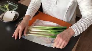 HOW TO Prep Green Onions [upl. by Namqul]