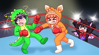 The Squad Becomes FAMOUS BOXERS In Gang Beasts [upl. by Seidule632]