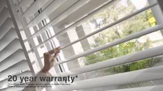 LUXAFLEX® PolySatin® Shutters [upl. by Julio561]