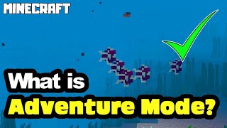 MINECRAFT  What is Adventure Mode [upl. by Changaris]