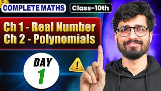 Class 10 Maths  Day 1  Real Numbers amp Polynomials  Class 10  Alakh Pandey  Ritik Sir [upl. by Nnaxor]