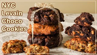 Giant NYC Levain Bakery Cookie Recipes  The Best Chewy Chocolate Chip Cookies in New York [upl. by Mickelson100]