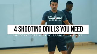 The 4 Shooting Drills Every Wing Needs  HoopStudy Basketball [upl. by Arbua]