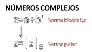 NÚMEROS COMPLEJOS PASAR DE FORMA BINÓMICA A POLAR [upl. by Erasmus]