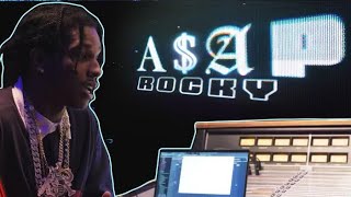 Asap Rocky Freestyling with Murda Beatz [upl. by Atirahc]