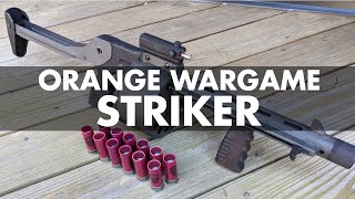 Airsoft Orange Wargame Striker  Street Sweeper Review [upl. by Nylirem]