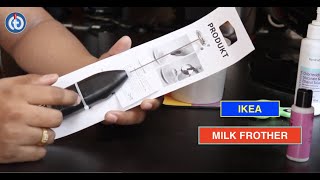 IKEA MILK FROTHER Review amp Battery Installation [upl. by Eirallih326]