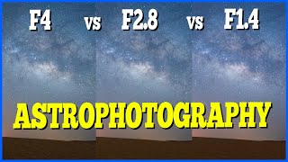 Astrophotography f4 vs f28 vs f14   With DOWNLOADABLE IMAGES [upl. by Ivz]