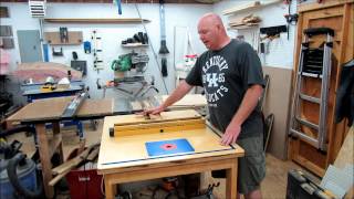 OutfeedAssembly and Now Router Table [upl. by Hubble851]