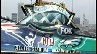 SUPERBOWL XXXIX Patriots vs Eagles Fox intro with Will Smith  Michael Chiklis [upl. by Ardolino225]