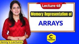 C48 Arrays in C part 3  Memory Representation and Accessing of Array elements [upl. by Trumaine]