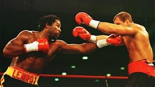 Lennox Lewis vs Tommy Morrison  Highlights Lewis Schools KNOCKS OUT Morrison [upl. by Blank]