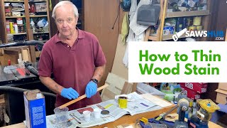 How to Thin Wood Stain For Woodworking Projects [upl. by Acinorej]