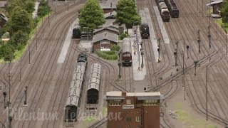 One of Germanys finest and most famous and superb model railway with steam trains in HO scale [upl. by Montano]