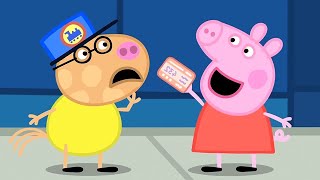 Peppa Pig Full Episodes  The Train Ride  Cartoons for Children [upl. by Dorree]