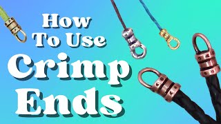 How To Use Crimp Ends In Your Jewelry Design [upl. by Ytsirhc622]