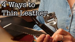 4 Ways to Thin Leather [upl. by Roe]