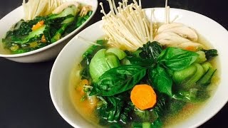 HOW TO MAKE CHINESE VEGETABLE SOUP [upl. by Anibur]