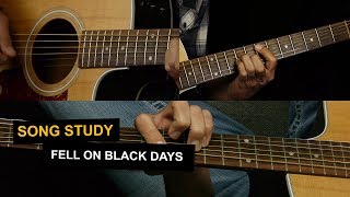 Fell On Black Days Acoustic Guitar Lesson  Soundgarden [upl. by Ornie]