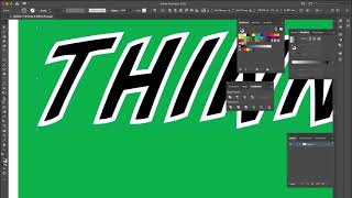 Illustrator Basics Make Text Thinner [upl. by Caryn]