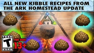 How to Make New Kibble on Ark All New Kibble Recipes from the Ark Homestead Update [upl. by Chui124]