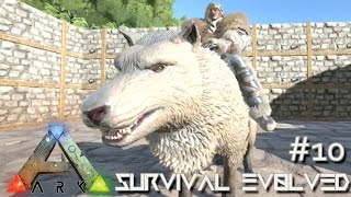 ARK Survival Evolved  DIRE WOLF TAMING LVL 120 amp NEW BIOMES UPDATE  Ep 10 Server Gameplay [upl. by Ahsitnauq]