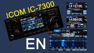 ICOM IC7300 Review and Full Walk Through [upl. by Nailliw]