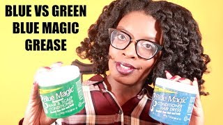 Blue vs Green Blue Magic Hair Grease [upl. by Tareyn661]