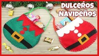 DULCEROS NAVIDEÑOS  SANTA CLAUS Y DUENDE  DIY [upl. by Greenwald301]