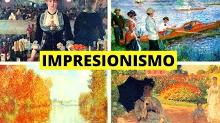 ¿Qué fue el IMPRESIONISMO Características obras y representantes🎨 [upl. by Ynetsed]