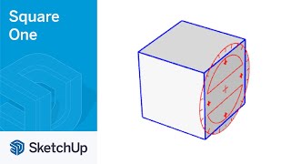 Rotate with Move Tool  SketchUp Square One [upl. by Draner61]