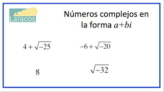 Números complejos en la forma abi [upl. by Yong]