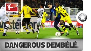 Ousmane Dembélé  All Goals and Assists 201617 So Far [upl. by Odraner]