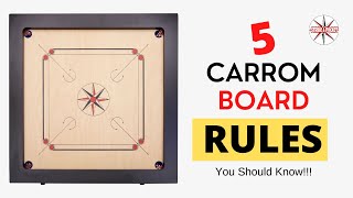 5 Carrom Board Rules You Should Know [upl. by Pang]