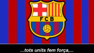 Himne del FC Barcelona Lletra  Himno de FC Barcelona Letra [upl. by Alta]