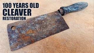 Antique Rusty Cleaver Restoration [upl. by Diarmuid721]