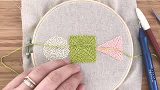 Learn to punch needle with thread floss  ‘the basics’ [upl. by Chaing262]