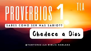 Proverbios 1 TLA Sabiduria que debes escuchar hoy mismo sabiduria biblia [upl. by Chaddie]