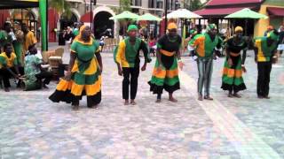 Traditional Jamaican Dance  Royal Carribean Allure of the Seas [upl. by Aihsekram]