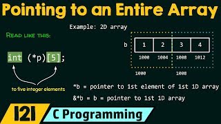 Pointer Pointing to an Entire Array [upl. by Ardried]