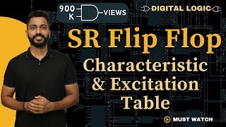 SR flip flop Characteristic amp Excitation Table  Sequential Circuits [upl. by Elleyoj]